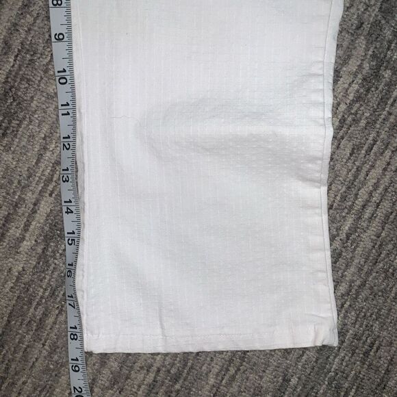 Vintage 90s y2k Joe Boxer Teen Juniors Size 9 White Front Pocket Cargo Pants - Picture 6 of 7